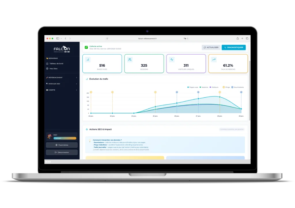 Visu statistiques clients Falcon